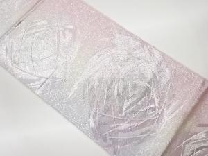 リサイクル　抽象模様織出し袋帯